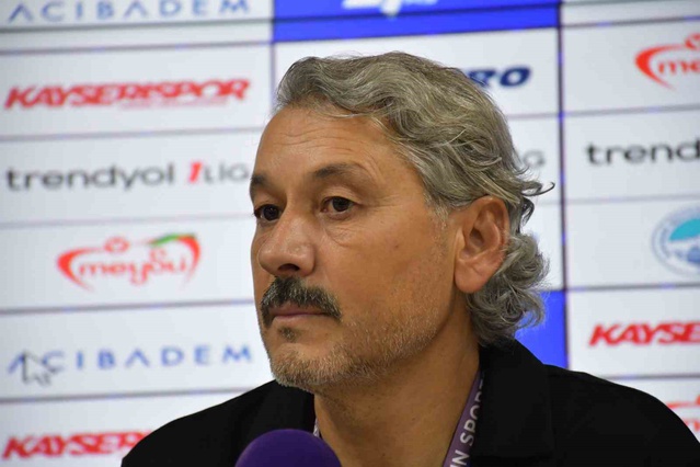 Manisa FK'yı 3-2 yenen Kayserispor'da Gerin, hırs ve mücadele vurgusu yaptı