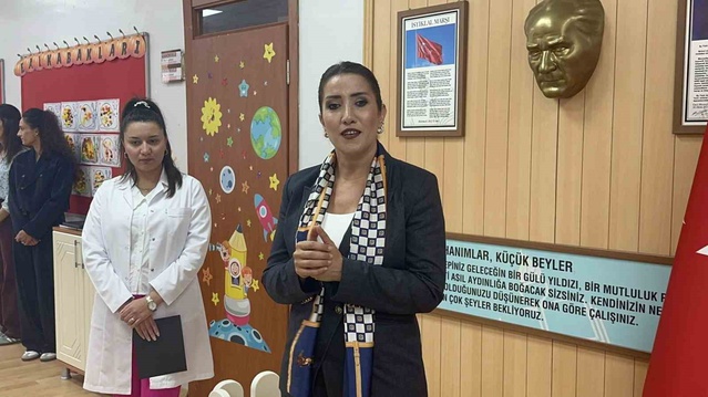 Tekirdağ Muratlı'da Yavuz Sultan Selim Anaokulu'na yeni kütüphane törenle açıldı