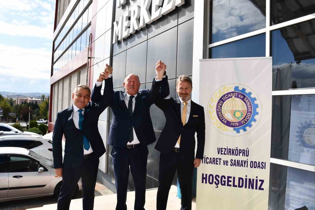 Vezirköprü TSO'da seçimi Dursun Atak kazandı, sarı liste 3 grupta birinci oldu