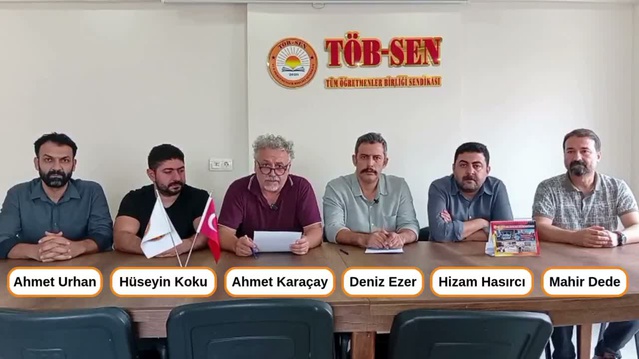 TÖB-SEN Hatay'da hakaret iddiasına tepki gösterdi, MEB Bakanı'na istifa çağrısı yaptı