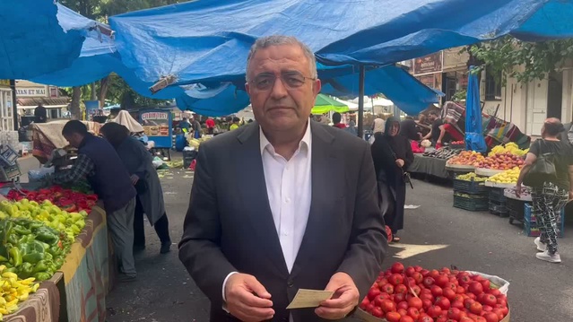 Tanrıkulu'na göre Diyarbakır pazarı boş, enflasyon düşmüyor, esnaf şikayetçi