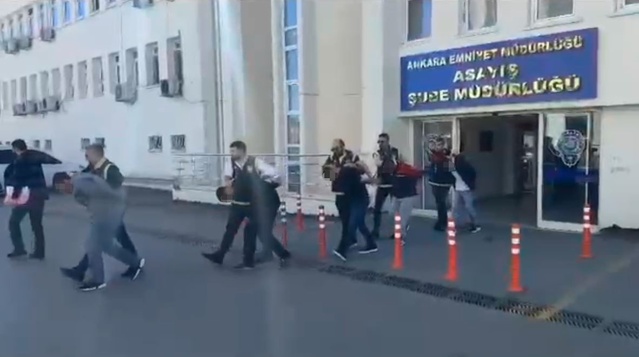 Ankara'da iş yeri ve iki araca silahlı saldırıya karışan 6 şüpheliden 5'i tutuklandı