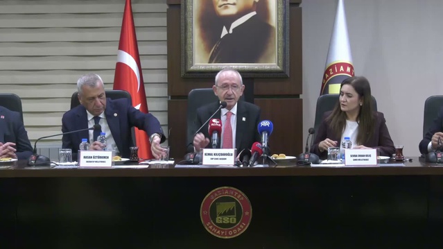 Kılıçdaroğlu, Gaziantep Sanayi Odası'nda eğitim sisteminin tümüyle değişmesini istedi