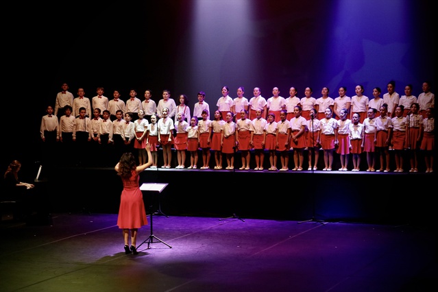 SAMDOB Çocuk Korosu, Cumhuriyet'in 103. yılında 70 çocukla konser verdi