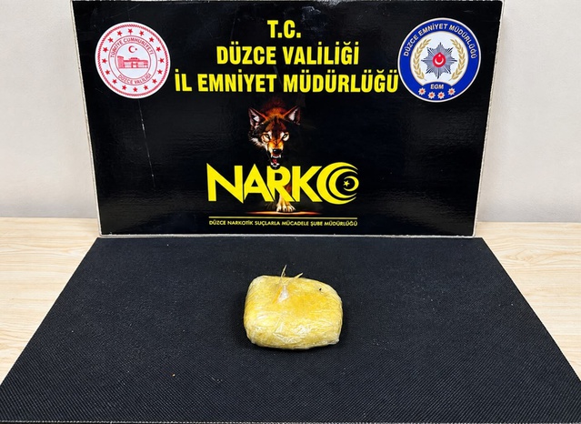 Düzce'de yolcu otobüsünde 224 gram kokain bulundu, otobüs şoförü tutuklandı