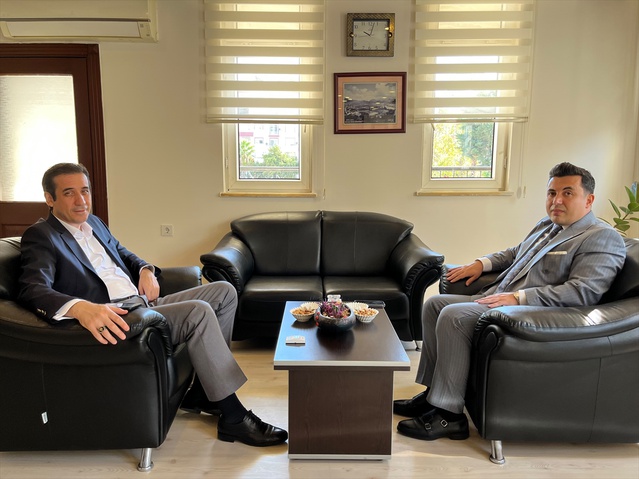 Anamur Cumhuriyet Başsavcısı Çatlı, Bozyazı Kaymakamı Topsakaloğlu'nu ziyaret etti