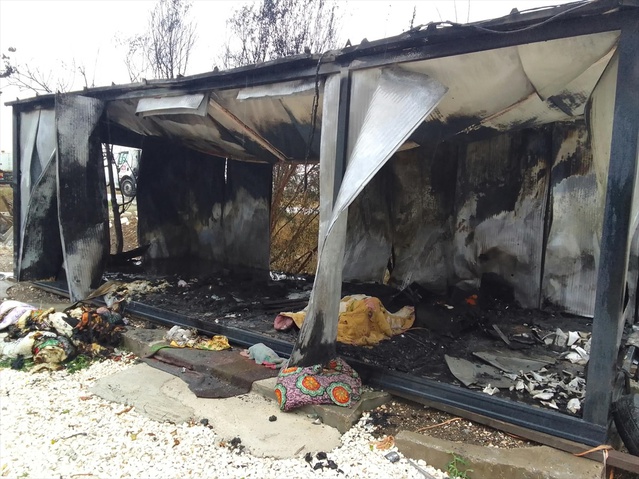 Burdur Çallıca'da konteynerde çıkan yangında 85 yaşındaki kişi hayatını kaybetti.