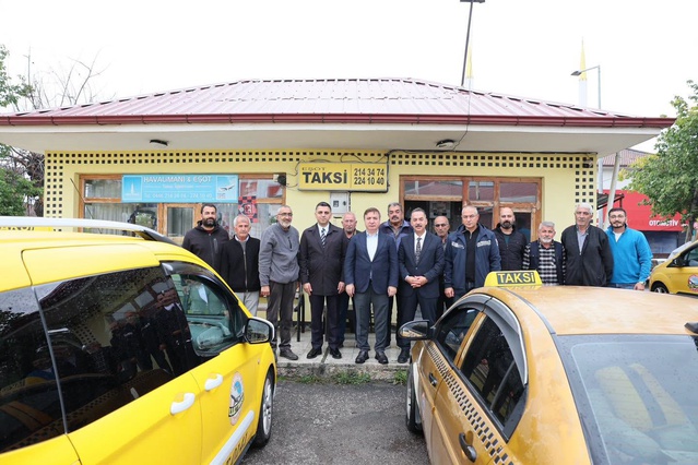 Erzincan Valisi Aydoğdu, EŞOT taksi esnafına hayırlı işler diledi