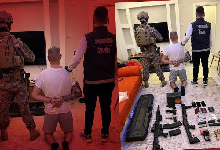 Kırmızı bültenle aranıyordu, Türk polisi İzmir'de yakalandı