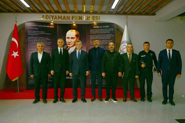 Adıyaman İl Emniyet Müdürü Nazman, okul güvenliği için denetim gerçekleştirdi