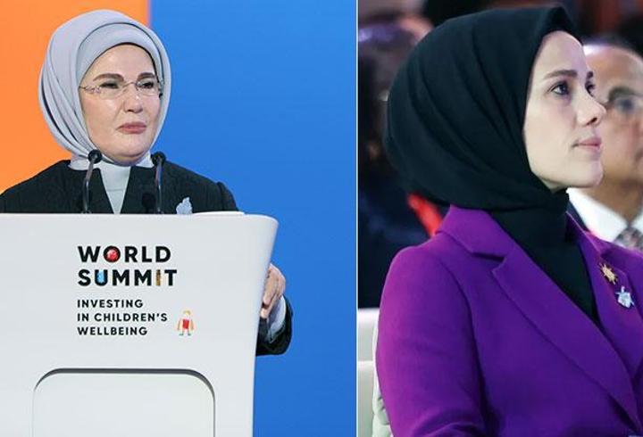 Emine Erdoğan ve Esra Albayrak'tan Özbekistan'da açıklamalar: Çocuklar bizim en önemli meselemiz