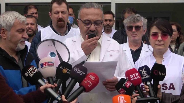 Bursa Tabip Odası, 6 aydır ücret alamayan NEV Esentepe çalışanlarına destek verdi