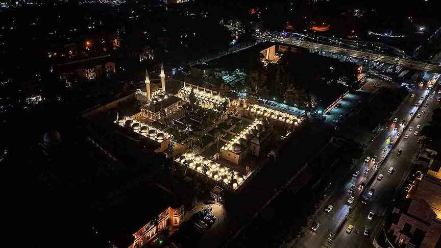 Suriye'nin başkenti Şam'da tarihi Süleymaniye Tekkesi restore edilerek yeniden açıldı