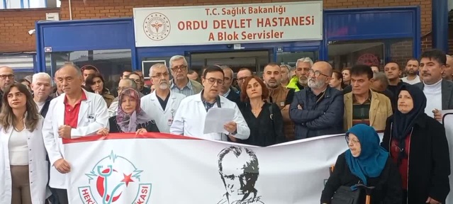 Hekim Birliği, Ordu Devlet Hastanesi'nin şehir merkezi hizmetlerinin sürmesini istedi