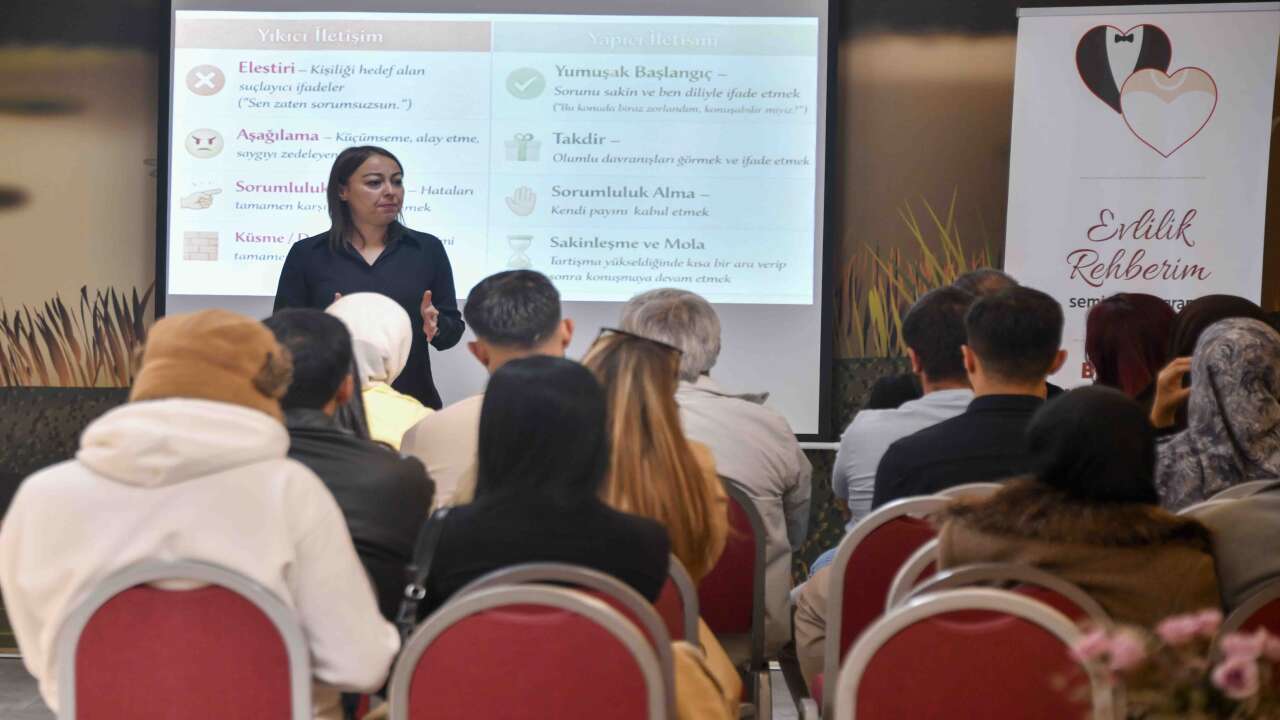ABB’nin “Evlilik Rehberim” seminerleri devam ediyor: Yaklaşık 300 kişiye ulaşıldı
