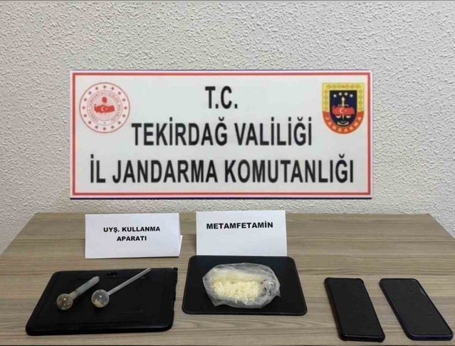 Tekirdağ Marmaraereğlisi'nde 80 gram metamfetamin ele geçirildi, 2 şüpheli tutuklandı