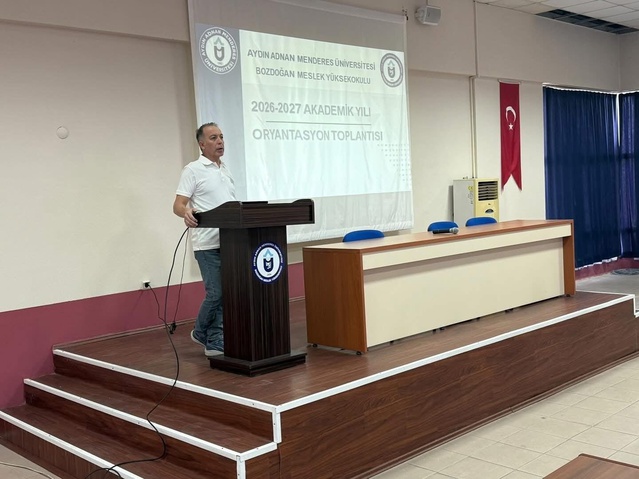 Bozdoğan MYO'da öğrencilere uyum için oryantasyon toplantısı düzenlendi