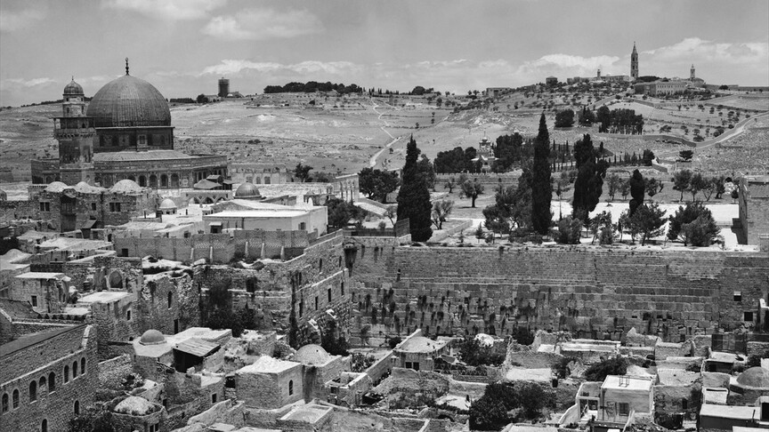 İşgalin silemediği görsel panorama "Kudüs'ün Hafızası" Anadolu Ajansı Arşivi'nde