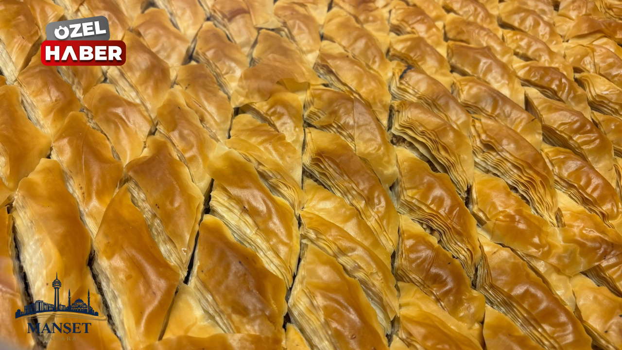 Beypazarı’nın 80 katlı baklavası damakları tatlandırıyor