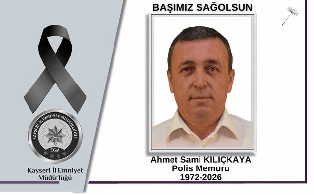 Artvin'de yaralanan polis memuru Kılıçkaya kurtarılamadı, Kayseri'de tören yapıldı