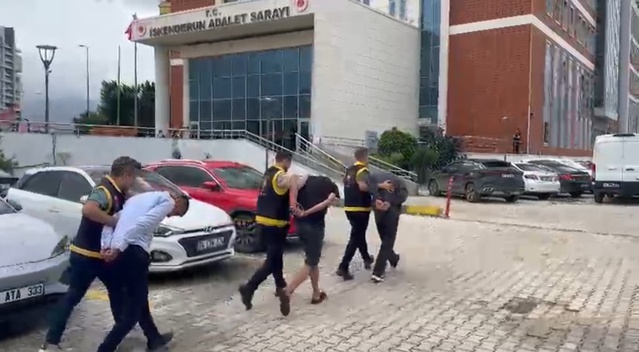 İskenderun'da 3 ayrı olayın şüphelisinden 2'si cezaevine gönderildi