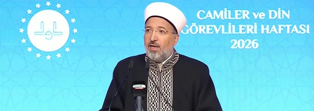 Diyanet Başkanı Arpaguş, Camiler Haftası temasını 'Cami ve sosyal hayat' belirledi