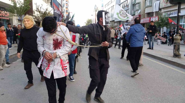Van'da Filistin'e destek için binlerce kişi yürüdü, Elbek Aksa Tufanı sürüyor dedi