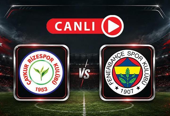 Çaykur Rizespor - Fenerbahçe maçı öncesi son gelişmeler! Muhtemel 11'ler