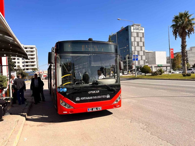 Adıyaman Belediyesi 29 Ekim'de otobüsleri gün boyunca ücretsiz hizmete sunacak