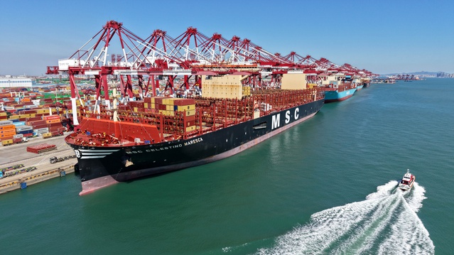 Qingdao Limanı, 2026 başından beri 16 yeni rota açtı; 700'ü aşkın limana erişiyor