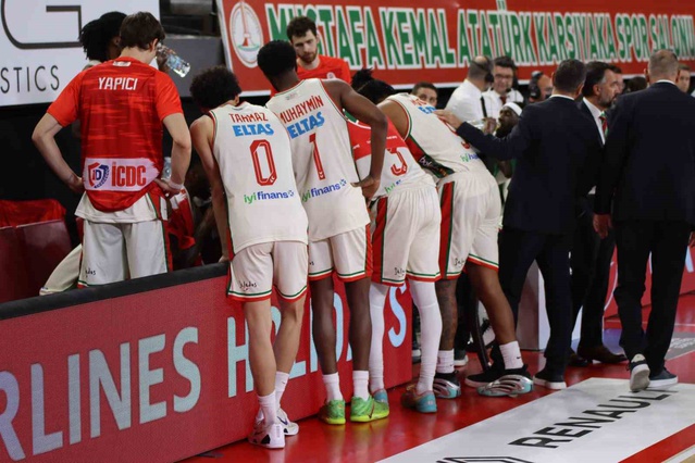 Karşıyaka, evinde Galatasaray'ı uzatmalara giden maçta 78-71 mağlup etti