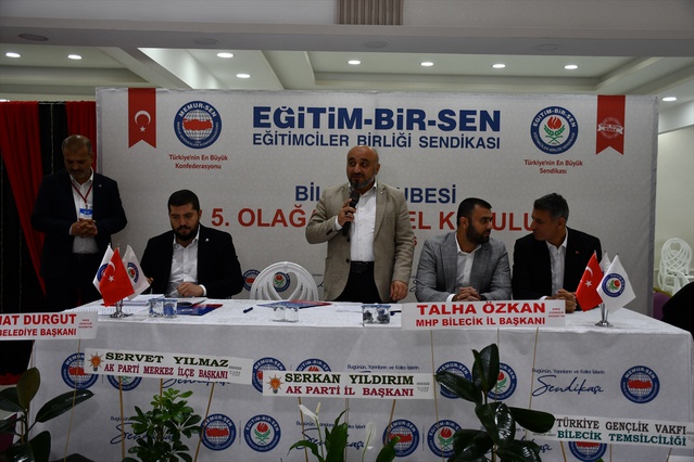 Ahmet Selöz, Bilecik'te Eğitim-Bir-Sen şube başkanlığına yeniden seçildi