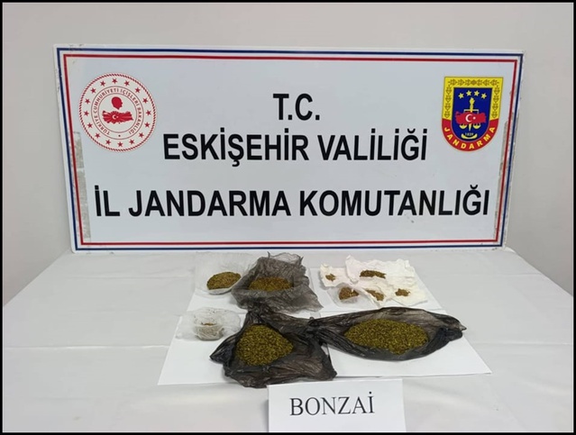 Eskişehir'de jandarma araçta 174 gram uyuşturucu buldu, şüpheli tutuklandı