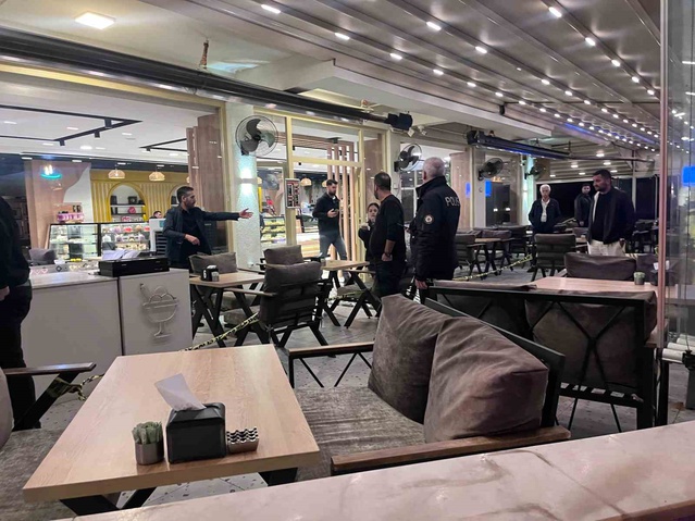 Aydın Efeler'de kafede silahlı çatışma çıktı, iki şüpheli kaçtı