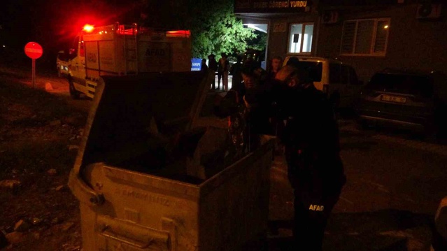 Malatya'da erkek yurdunda kırılan termometreden yayılan cıva 2 öğrenciyi etkiledi