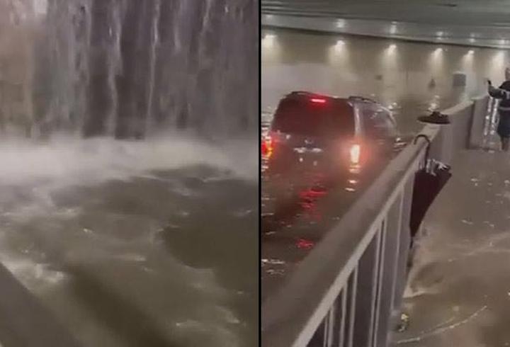 SON DAKİKA... İstanbul'da sağanak etkili oldu! Yollar göle döndü