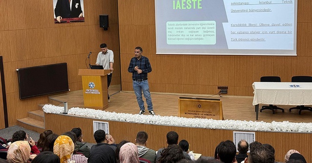 ETÜ'de IAESTE programında öğrencilere Hindistan ve Tayvan değişim imkanları anlatıldı