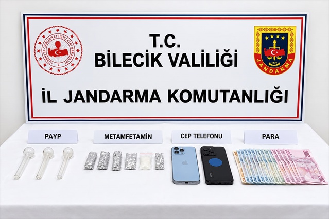 Bilecik Osmaneli'de uyuşturucu operasyonunda 3 şüpheli yakalandı
