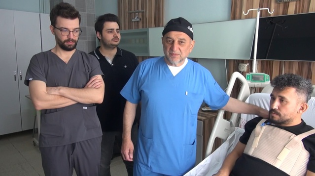 Şanlıurfa'da kalbi 2 kez duran Bayram Gezer'in tıkalı 2 damarı acil bypassla açıldı