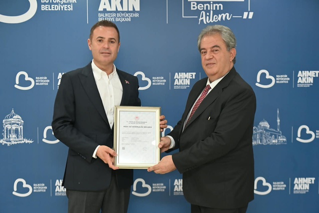 BASKİ, Tarım ve Orman Bakanlığı'ndan Mavi Su Verimliliği Belgesi'ni aldı