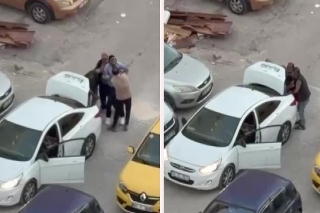 Görenler gözlerine inanamadı! Adamı bagaja koyup kaçırdılar