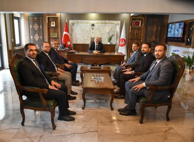 Yeni İl Müftüsü Dikmen, Bilecik'teki ilçe müftülerini makamında ağırladı