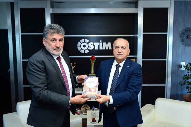 Milli Yol Partisi Genel Başkanı Çayır, OSTİM OSB Başkanı Aydın'ı ziyaret etti