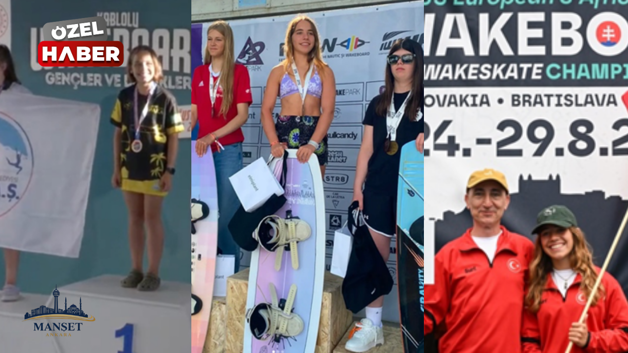Ankara’dan dünya sıralamasına uzanan başarı: Mila Tuncel’den wakeboard’da gururlandıran derece