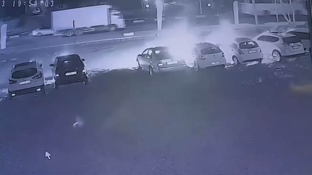 Antalya Serik'te 6 aracın kundaklama anı kameraya yansıdı, şüpheli polise teslim oldu
