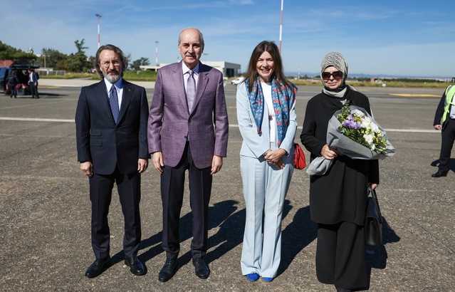 TBMM Başkanı Kurtulmuş, Avrupa Parlamento Başkanları Konferansı için Roma'da karşılandı