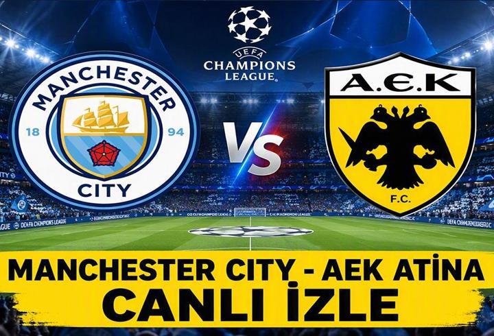 MANCHESTER CITY - AEK ATINA CANLI İZLE| Şampiyonlar Ligi Manchester City - AEK Atina maçı ne zaman, saat kaçta ve hangi kanalda? Şifresiz mi, nereden izlenir? Haaland oynayacak mı?