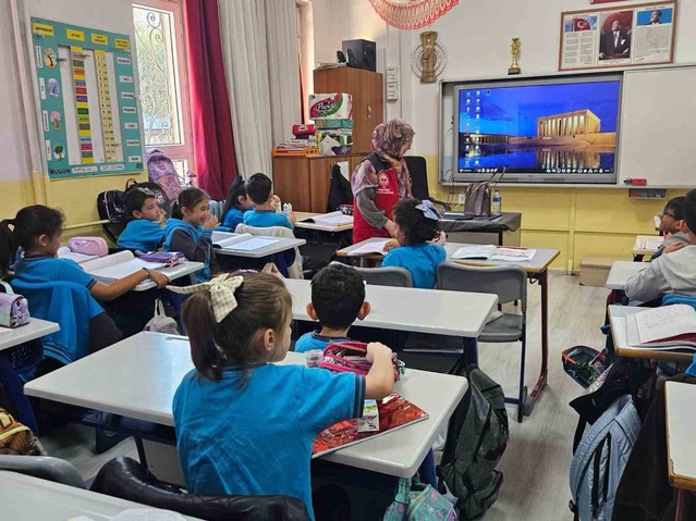 Muğla'da 35 ilkokul öğrencisine gıda kaybı ve israfı farkındalık eğitimi düzenlendi