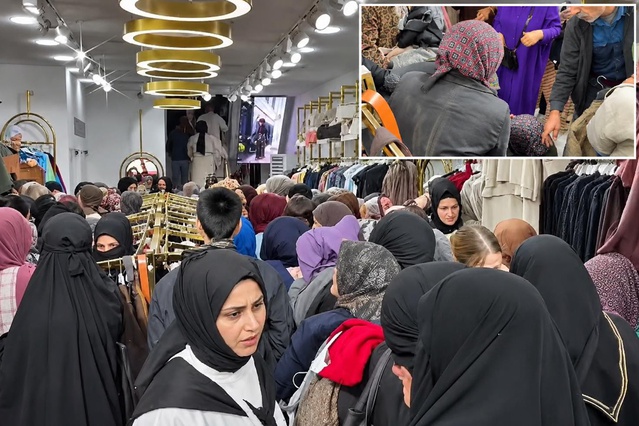 Fiyatı duyan mağazaya koştu, ortalık bir anda savaş alanına döndü