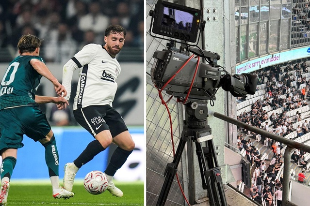 Görüntü kalitesi tartışılıyordu! Beşiktaş maçındaki detay olay oldu